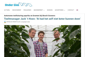 van den bosch autonomous growing